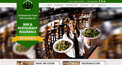 Desktop Screenshot of barandrestaurantinsurance.com